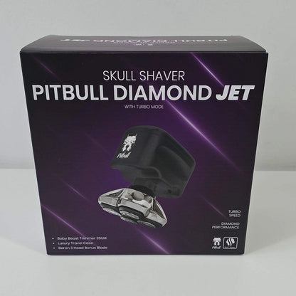 New Skull Shaver Pitbull Diamond Jet Electric Razor PBD-JET-9100