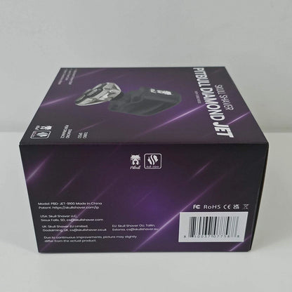New Skull Shaver Pitbull Diamond Jet Electric Razor PBD-JET-9100