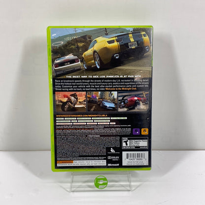 Midnight Club Los Angeles (Microsoft Xbox 360, 2008)